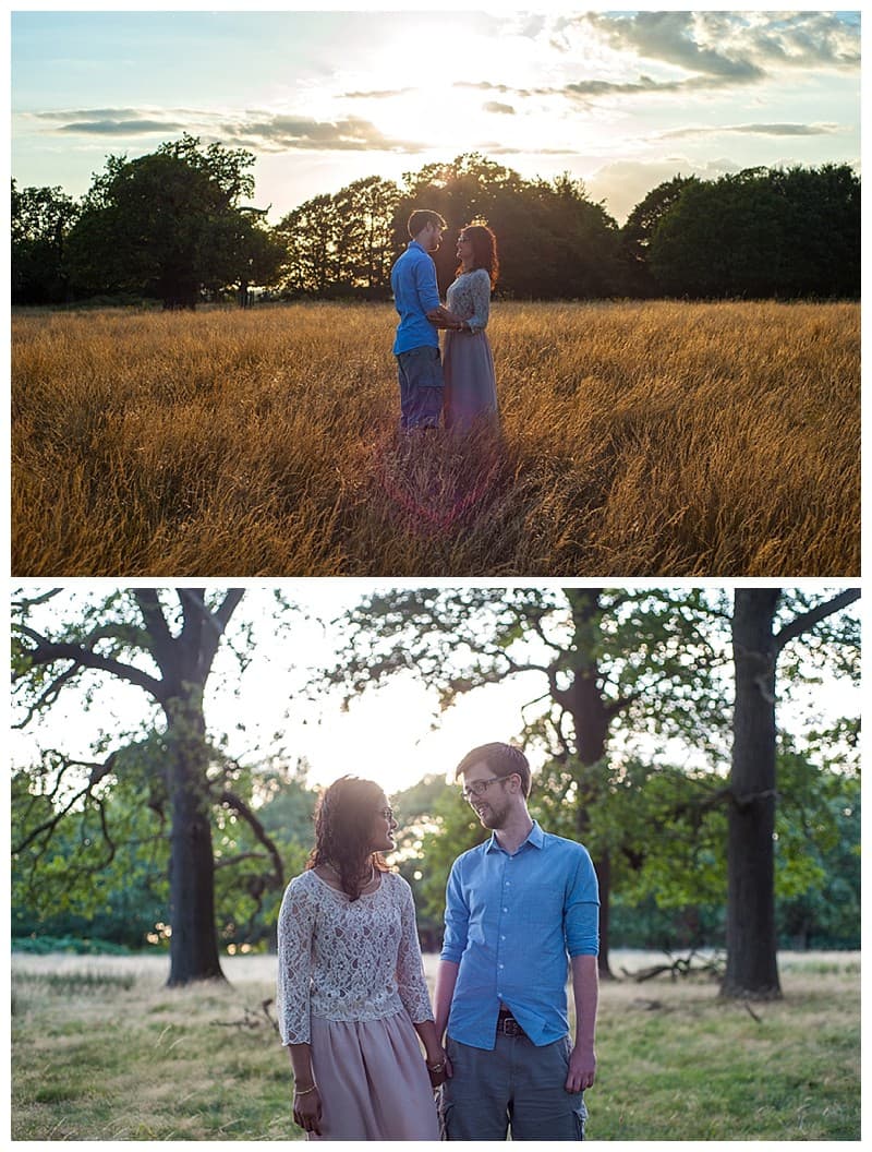 Nisha & Jamie, Richmond Park Engagement Photoshoot, Benjamin Wetherall Photography0001