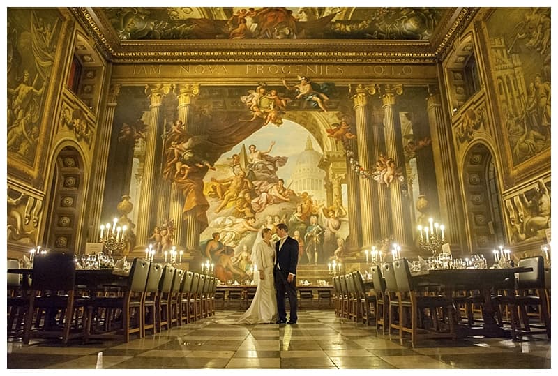 Royal Naval College Greenwich Wedding, Steve & Lisa, London Winter Wedding - Benjamin Wetherall Photography ©0032