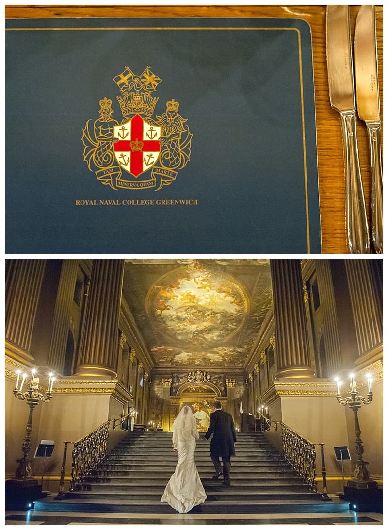 Royal Naval College Greenwich Wedding, Steve & Lisa, London Winter Wedding - Benjamin Wetherall Photography ©0039