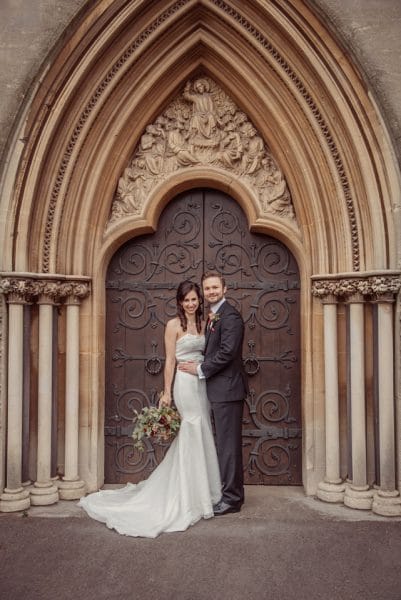 Church arch couple