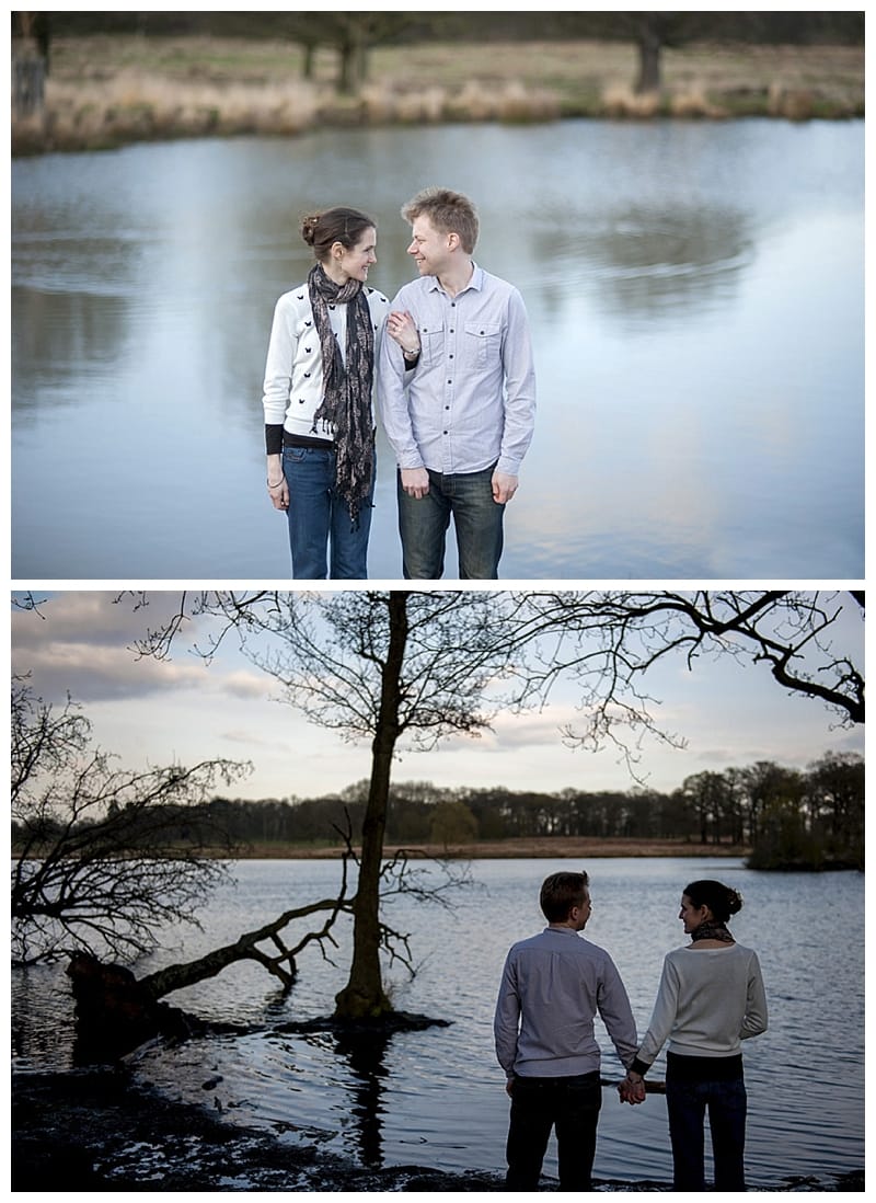 Alex & Laura, Richmond Park Engagement Photoshoot - Benjamin Wetherall Photography London ©0007