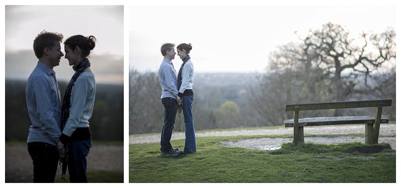 Alex & Laura, Richmond Park Engagement Photoshoot - Benjamin Wetherall Photography London ©0009