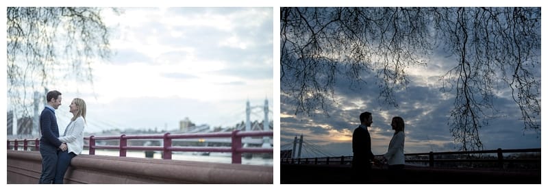 Sarah & Neil, Albert Bridge | Battersea Park | South West London Engagement Photoshoot, Benjamin Wetherall Photography ©0014