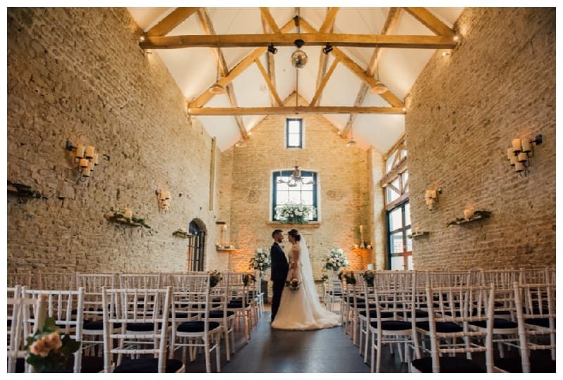 The Stone Barn Bride and Groom