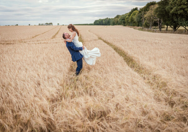 wheat fields wedding